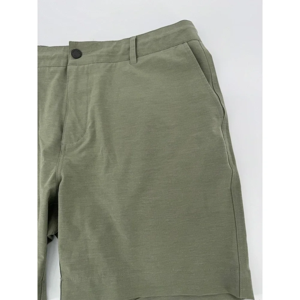 Faherty All Day Shorts Mens 36 Olive Green 7